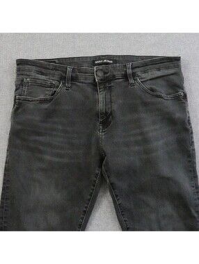 Mavi Jeans Men's Black Slim Leg Faded Wash Stretch Men's Size: 36x30.5